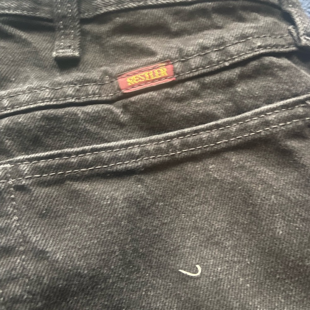 Black Rustler Work Jeans - Picture 4 of 9